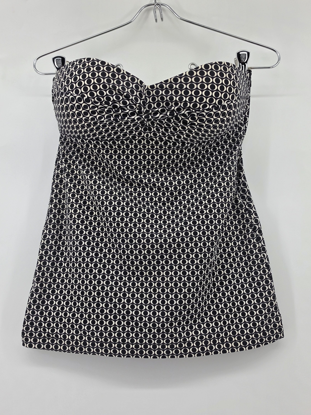 Calzedonia Cobey‎ Strapless Geometric Print Tankini Swim Top Size M / 36